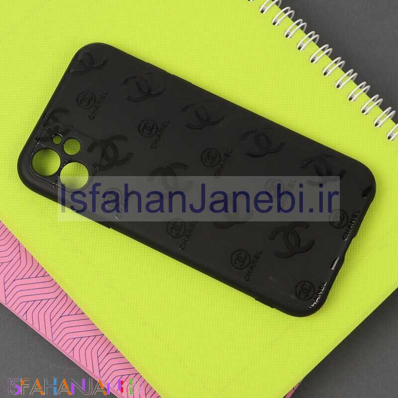 اصفهان جانبی-قاب طرحدار محافظ لنزدار مشکی Chanel آیفون iPhone 11