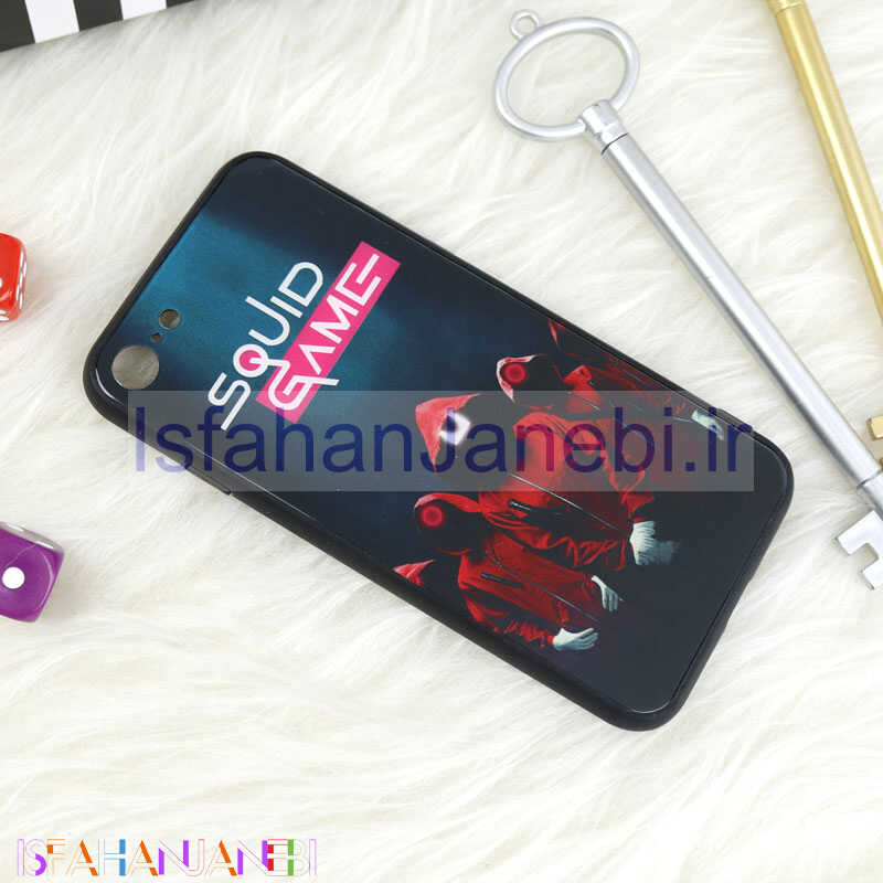 اصفهان جانبی-قاب پشت گلسی طرحدار اسکویید گیم iPhone 7/8