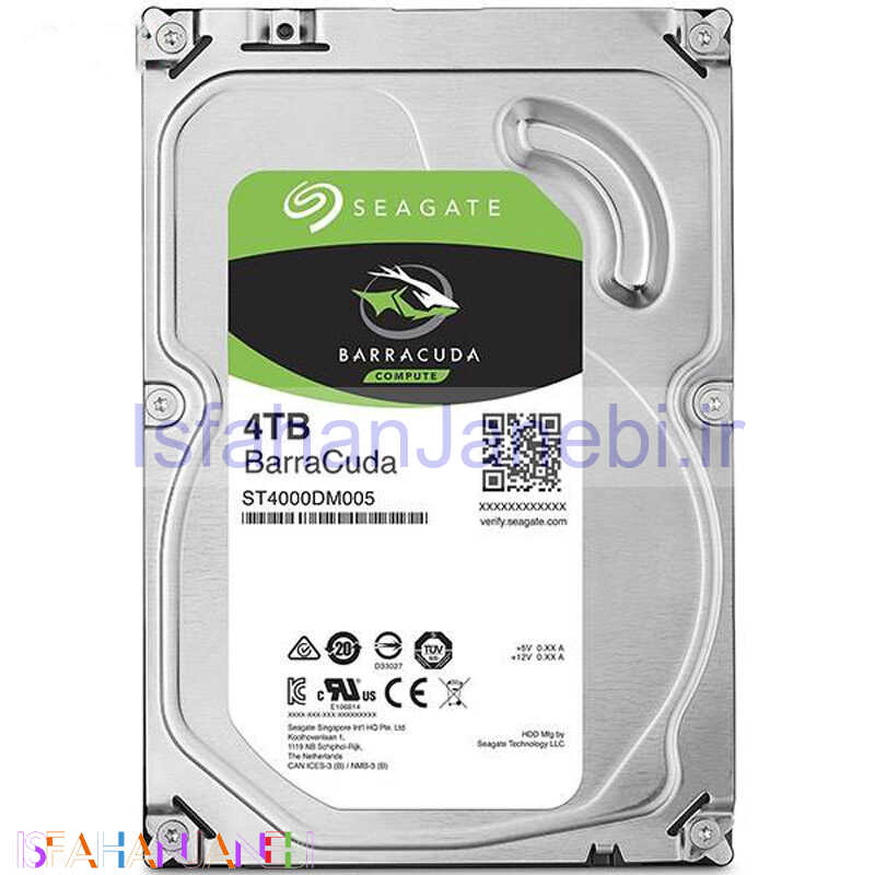 اصفهان جانبی-هارد اینترنال سیگیت Seagate BarraCuda ST4000DM005 4TB