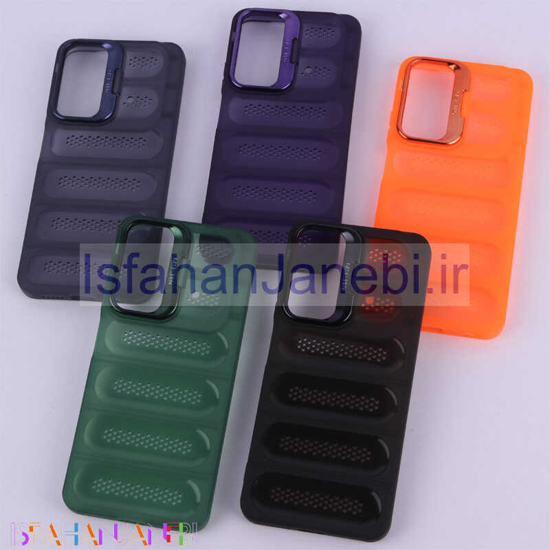 اصفهان جانبی-قاب پافر توری دار ژله ای استندشو شیائومی Redmi Note 11 / 11S