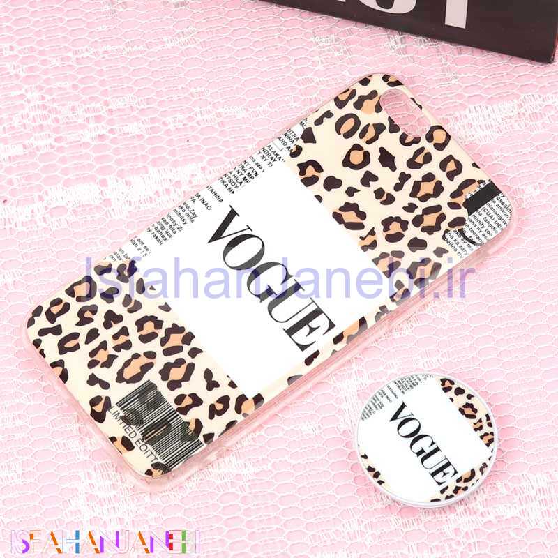 اصفهان جانبی-قاب سوپر IMD دور شفاف VOGUE پاپ سوکت دار iPhone 6/6s
