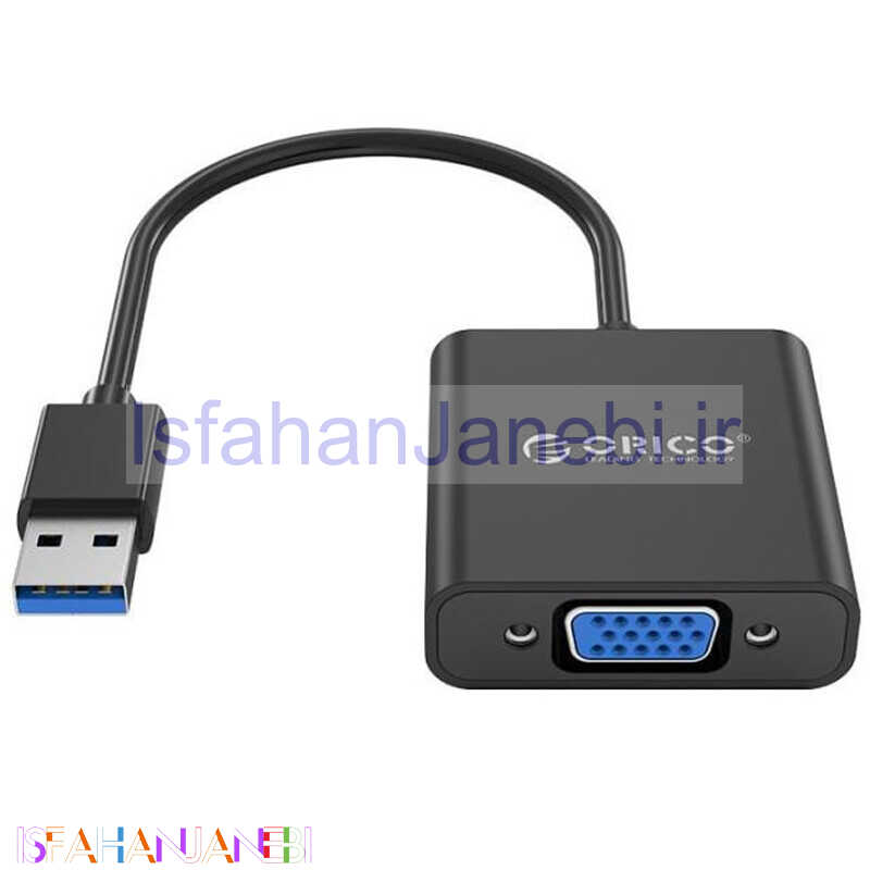 اصفهان جانبی-تبدیل USB3.0 به VGA اوریکو UTV-BK
