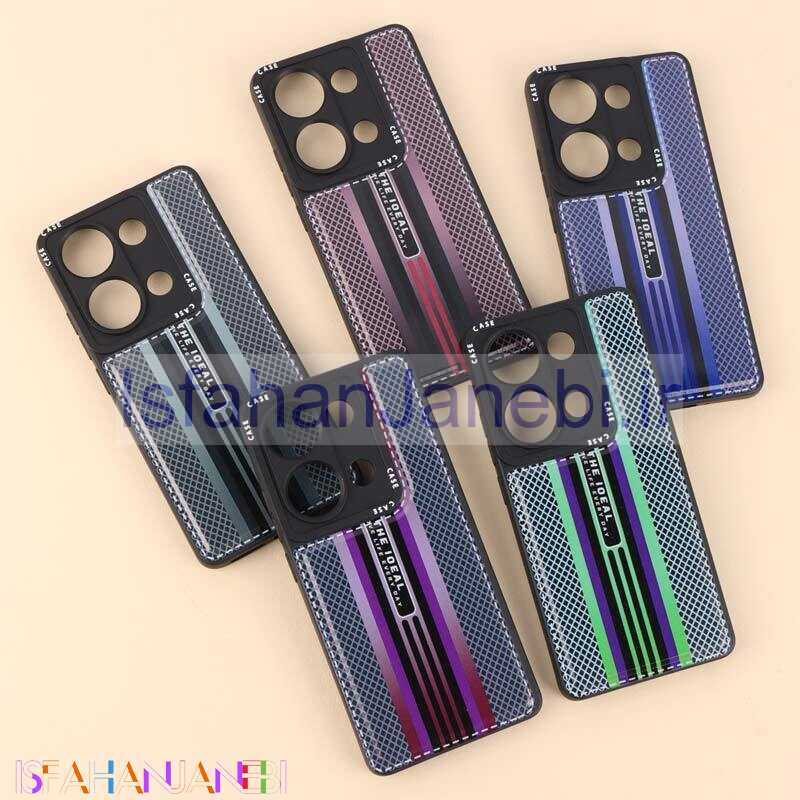 اصفهان جانبی-قاب ژله ای Case طرح دوخت محافظ لنزدار Xiaomi Redmi Note 13 Pro 4G