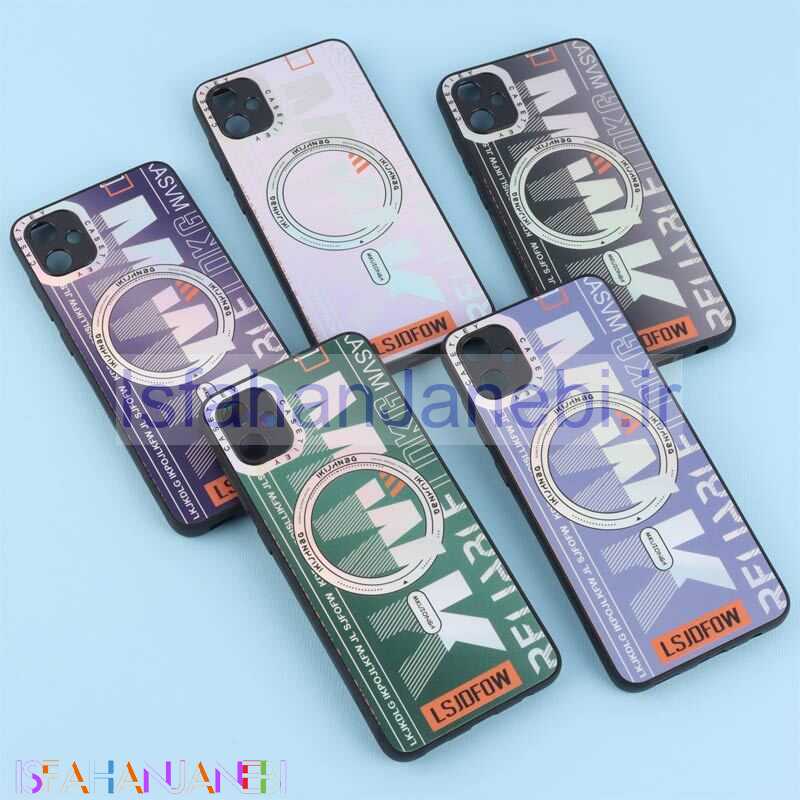 اصفهان جانبی-قاب PC مگ سیف طرح دار MWK محافظ لنزدار Samsung Galaxy A05