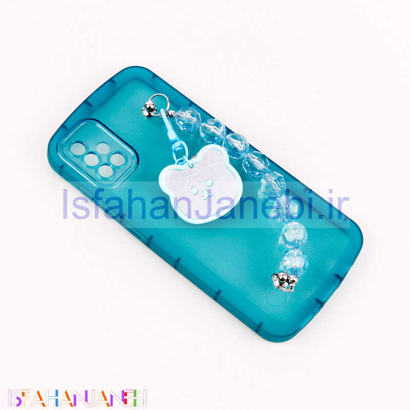 اصفهان جانبی-قاب فانتزی محافظ لنزدار + بند آویز سنگی Samsung Galaxy A51 4G
