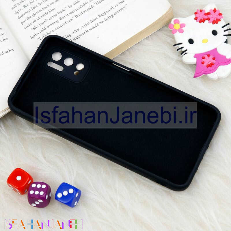 اصفهان جانبی-قاب سیلیکونی عروسکی محافظ لنزدار طرح گربه Xiaomi Poco M3 Pro