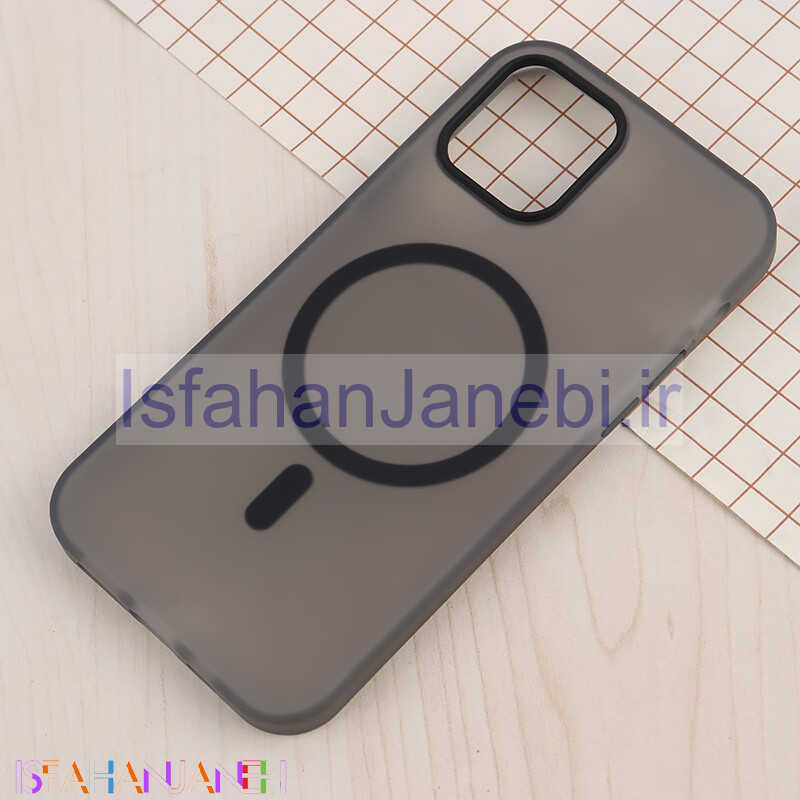 اصفهان جانبی-قاب ژله ای مگ سیف آیفون iPhone 12 / 12 Pro پشت مات