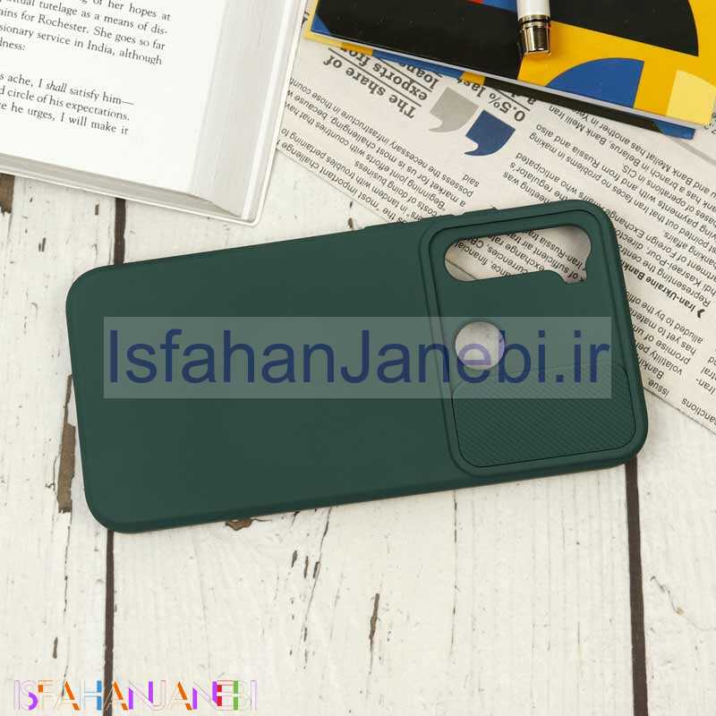 اصفهان جانبی-قاب سیلیکونی محافظ لنزدار کشویی شیائومی Redmi Note 8