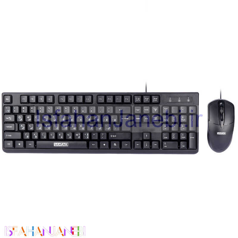اصفهان جانبی-کیبورد و موس سادیتا SKM-1301