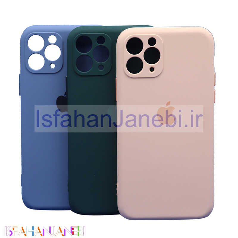 اصفهان جانبی-قاب طرح سیلیکونی محافظ لنزدار iPhone 11 Pro