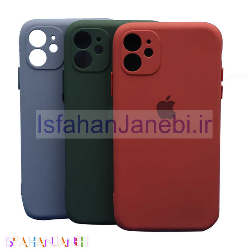 اصفهان جانبی-قاب طرح سیلیکونی محافظ لنزدار iPhone 11