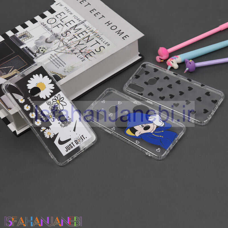 اصفهان جانبی-قاب ژله ای بی رنگ طرحدار سامسونگ A10s