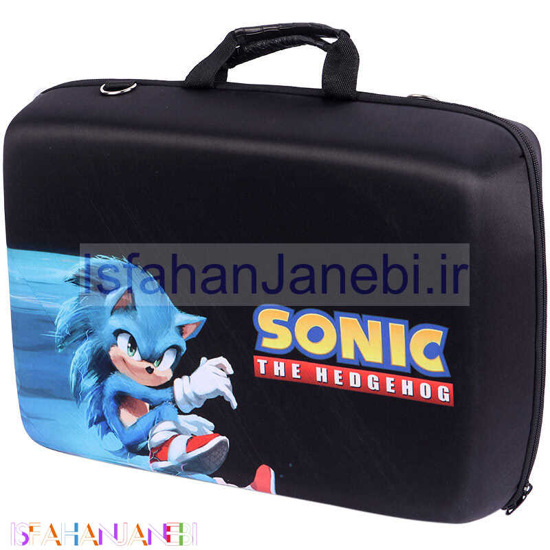 اصفهان جانبی-کیف کنسول بازی PS5 طرح Sonic the Hedgehog