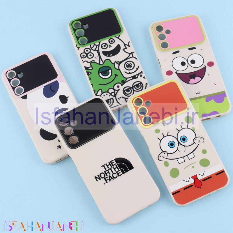 اصفهان جانبی-قاب TPU طرح دار رنگی محافظ لنزدار Samsung Galaxy A14 4G / A14 5G