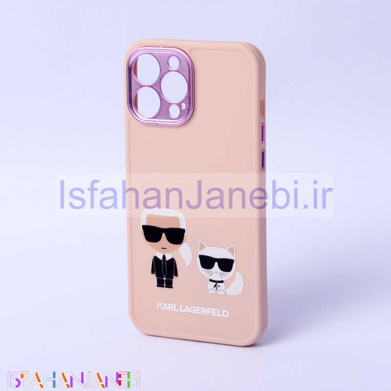 اصفهان جانبی-قاب عروسکی Carel Magic محافظ لنزدار iPhone 13 Pro صورتی