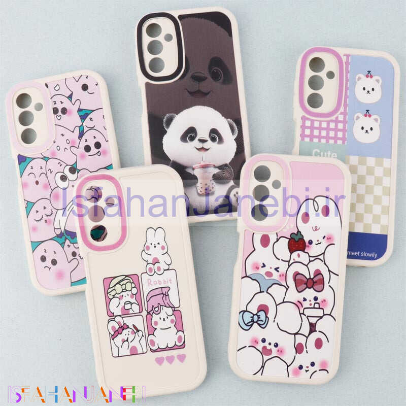 اصفهان جانبی-قاب طرح کارتونی محافظ لنزدار Samsung Galaxy A14 4G / A14 5G