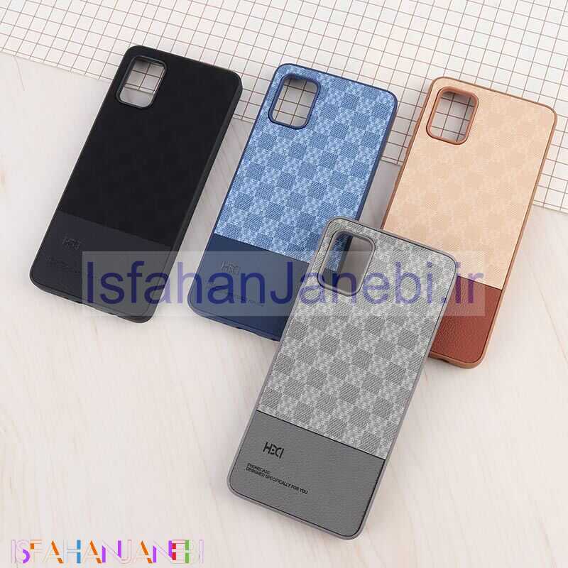 اصفهان جانبی-قاب چرمی HDCI سامسونگ Galaxy A51 4G دو تکه طرح دار