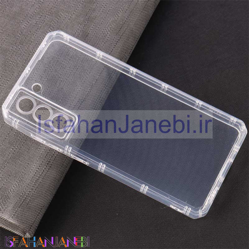 اصفهان جانبی-قاب ژله ای بی رنگ سامسونگ Galaxy S21 FE 5G محافظ لنزدار