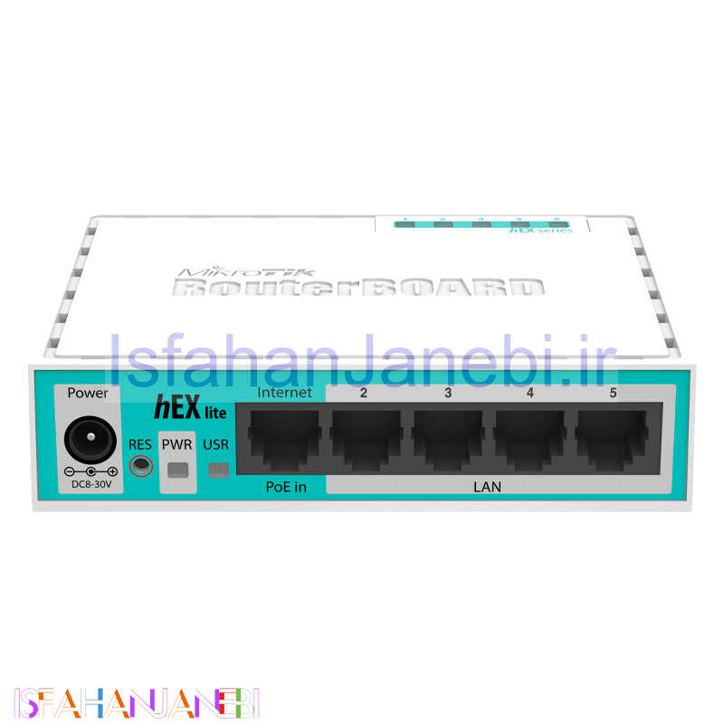 اصفهان جانبی-روتر میکروتیک HEX Lite RB750R2