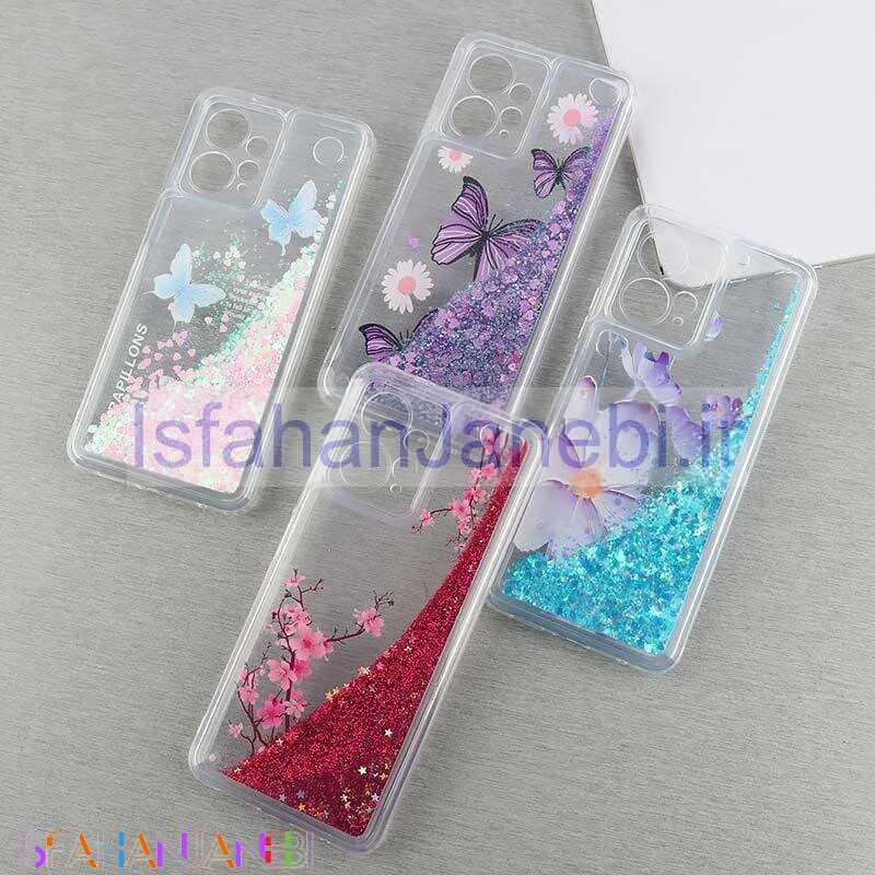 اصفهان جانبی-قاب آکواریومی شیائومی Redmi Note 12 4G طرح دار کوک محافظ لنزدار
