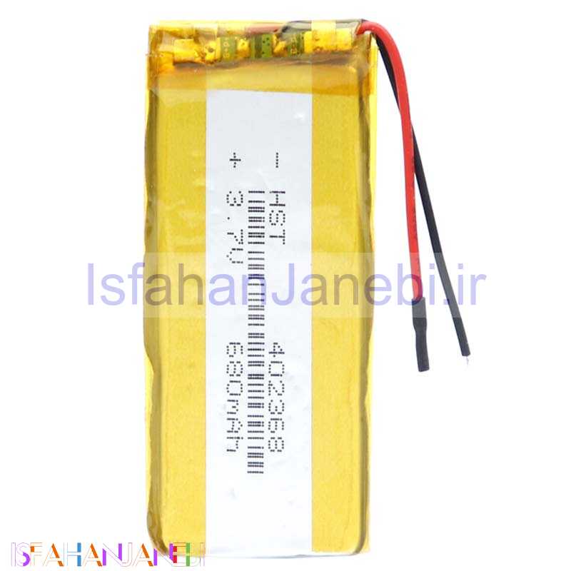 اصفهان جانبی-باتری لیتیوم 680mAh 69*29*3mm 402368