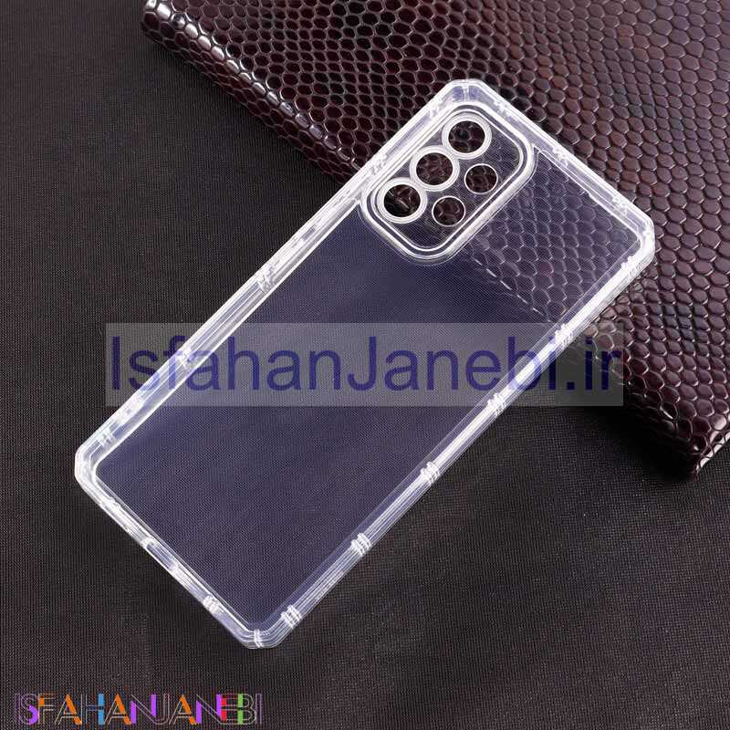 اصفهان جانبی-قاب ژله ای بی رنگ محافظ لنزدار Samsung Galaxy A53 5G