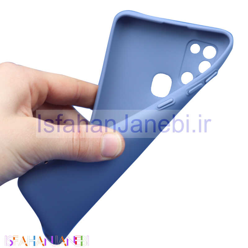 اصفهان جانبی-قاب طرح سیلیکونی محافظ لنزدار Samsung Galaxy A21s