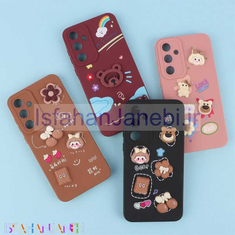 اصفهان جانبی-قاب فانتزی عروسکی Pro Camera محافظ لنزدار Samsung Galaxy A35