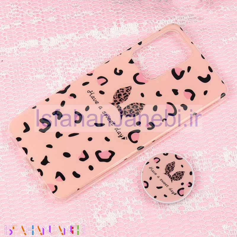 اصفهان جانبی-قاب سوپر IMD دور شفاف پاپ سوکت دار Samsung A52 خرگوش