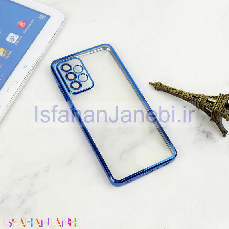 اصفهان جانبی-قاب شفاف دور رنگی محافظ لنزدار Samsung Galaxy A52 / A52s