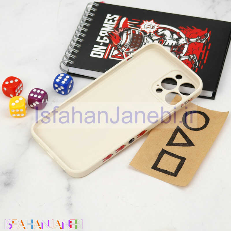 اصفهان جانبی-قاب سیلیکونی محافظ لنزدار طرح اسکویید گیم iPhone 13 Pro Max کد 5