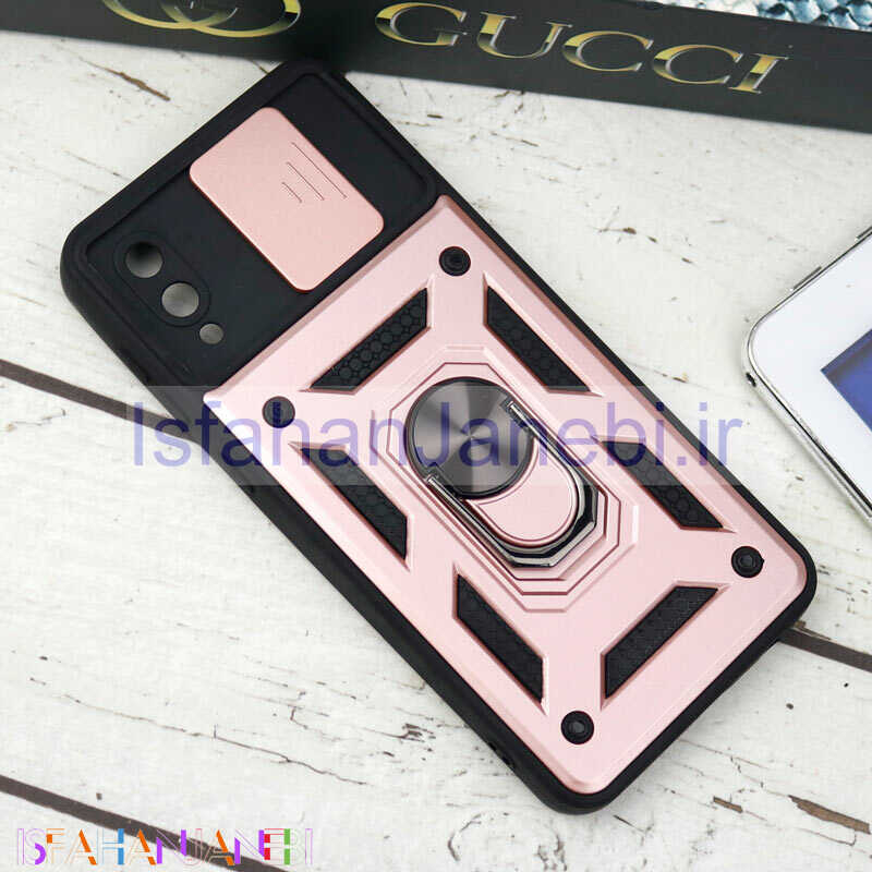 اصفهان جانبی-قاب ضد ضربه محافظ لنزدار کشویی هولدر دار بتمن Samsung A02