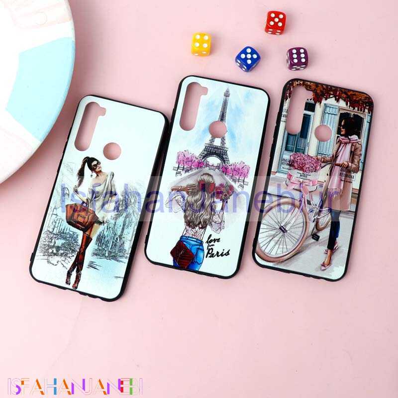 اصفهان جانبی-قاب فانتزی برجسته دخترانه شیائومی Redmi Note 8 سری 10