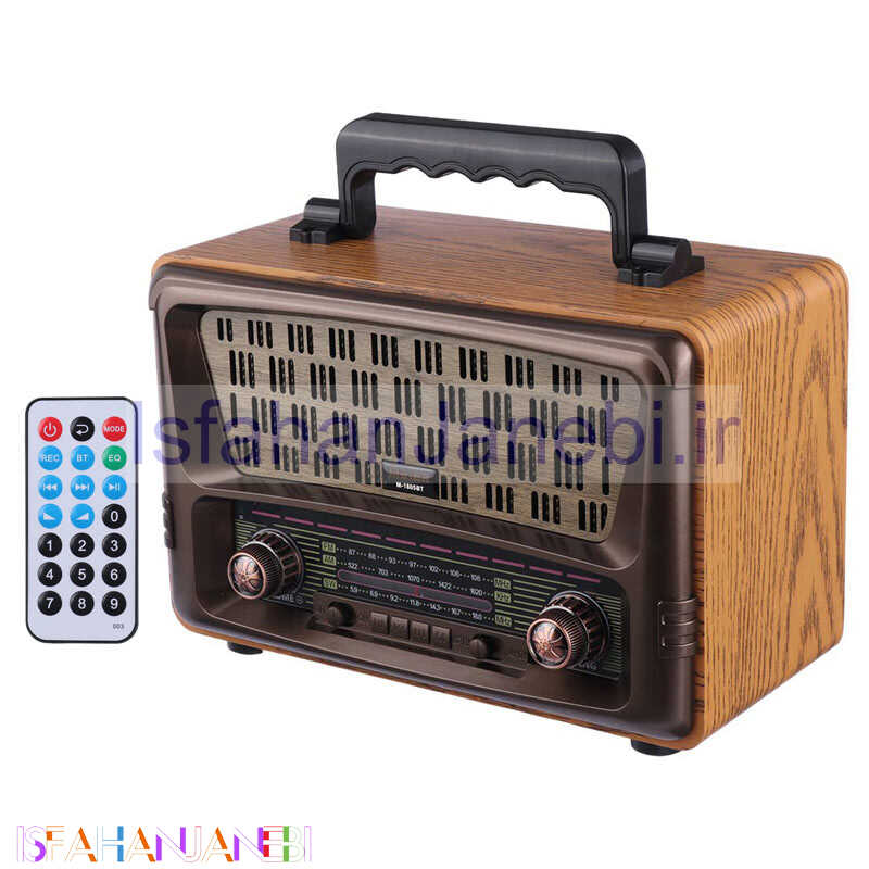 اصفهان جانبی-رادیو اسپیکر بلوتوثی رم و فلش خور Meier M-1805BT + ریموت کنترل