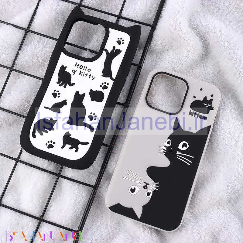 اصفهان جانبی-قاب سیلیکونی Vip Max آیفون iPhone 14 Pro Max طرح گربه