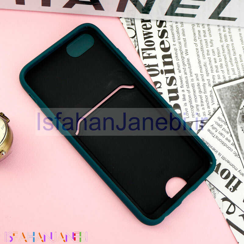 اصفهان جانبی-قاب ضد ضربه جاکارتی دار محافظ لنز کشویی کلاسیک iPhone 7/8