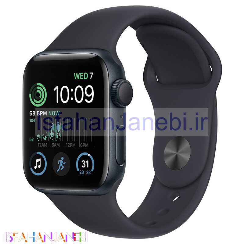 اصفهان جانبی-ساعت هوشمند اپل سری (Apple Watch 40mm Aluminum Case Silicone Band SE8 (2022