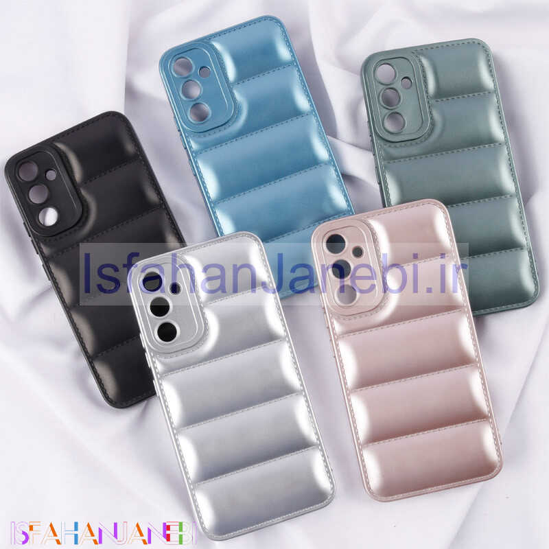 اصفهان جانبی-قاب پافر ژله ای براق محافظ لنزدار Samsung Galaxy A34