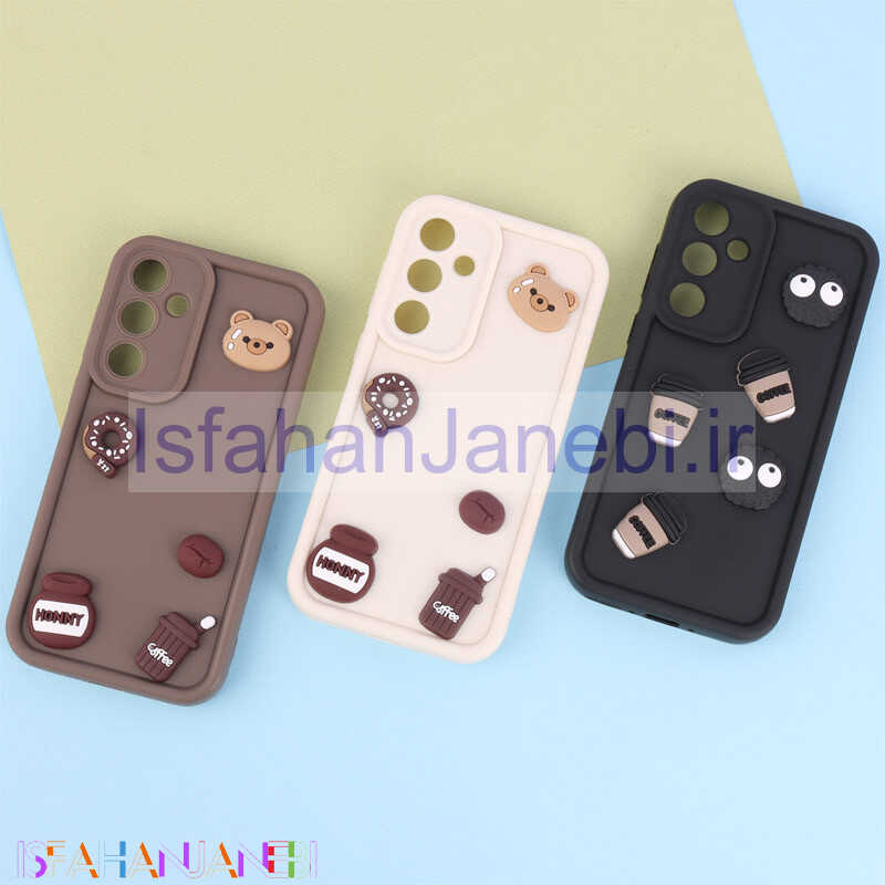 اصفهان جانبی-قاب سولید کیس عروسکی پاستیلی محافظ لنزدار Samsung Galaxy A35