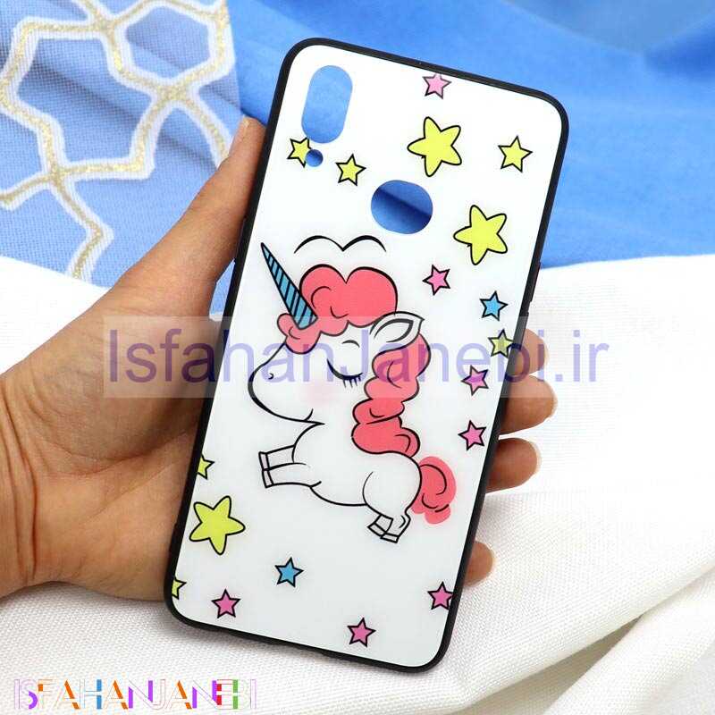 اصفهان جانبی-قاب پشت گلسی طرح یونیکورن Samsung A10s