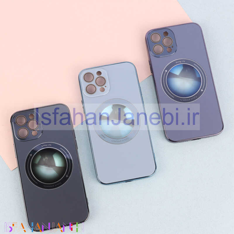 اصفهان جانبی-قاب اورجینال MagSafe PVD محافظ لنزدار iPhone 12 Pro