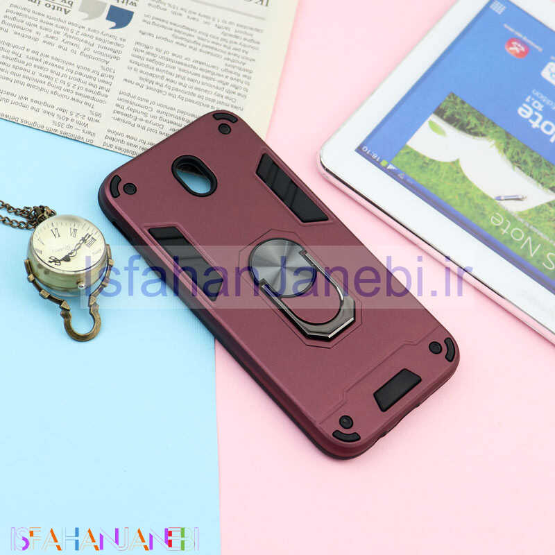 اصفهان جانبی-قاب ضد ضربه محافظ لنز دار هولدر دار بتمن Samsung Galaxy J7 Pro سری A