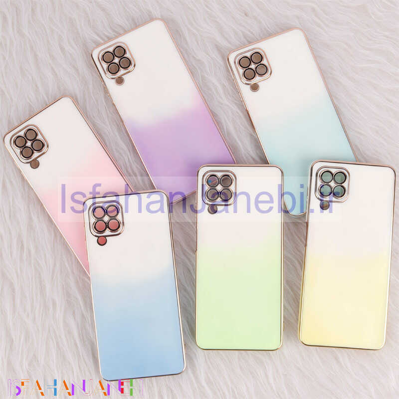 اصفهان جانبی-قاب My Case دو رنگ محافظ لنزدار Samsung Galaxy A22 4G