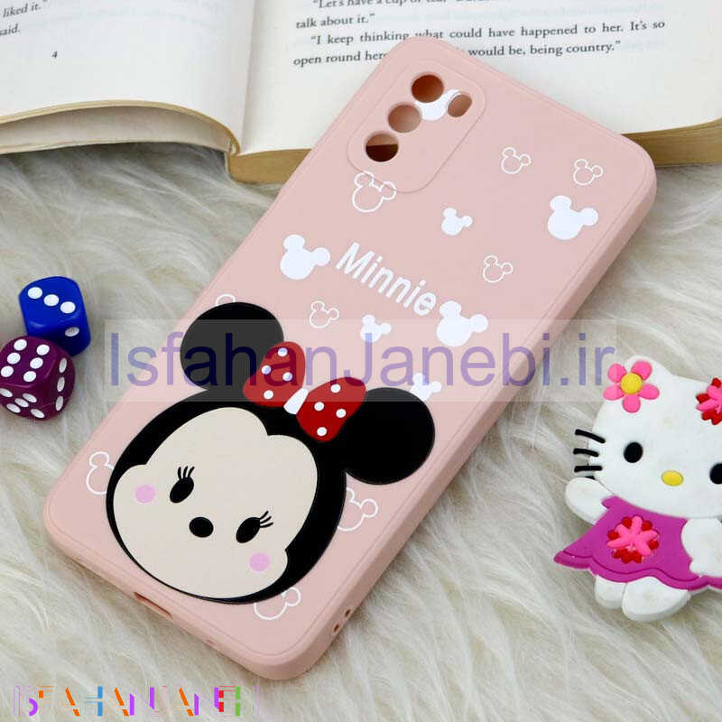 اصفهان جانبی-قاب سیلیکونی عروسکی محافظ لنزدار طرح مینی موس Xiaomi Poco M3