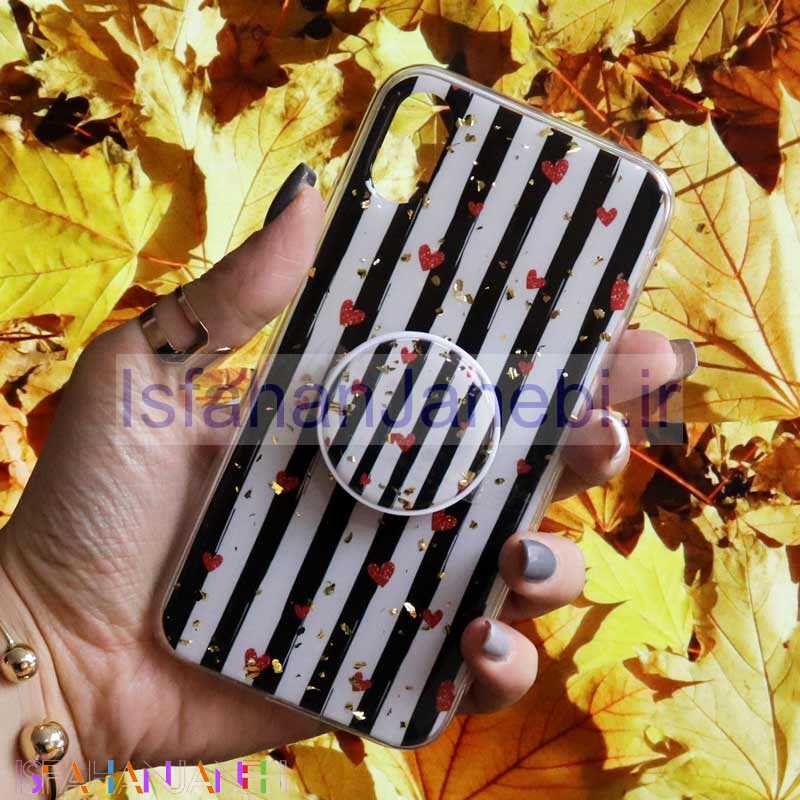 اصفهان جانبی-قاب رنگین کمانی پاپ سوکت دار خرچنگی کد2 آیفون iPhone X/XS