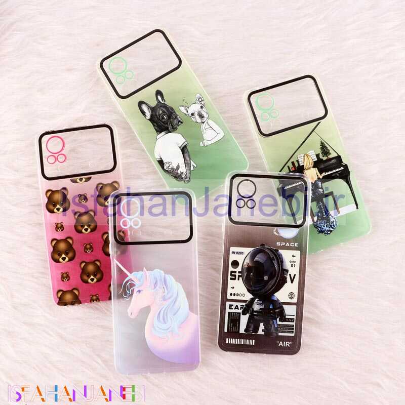 اصفهان جانبی-قاب ژله ای فانتزی محافظ لنزدار Xiaomi Poco X4 Pro 5G