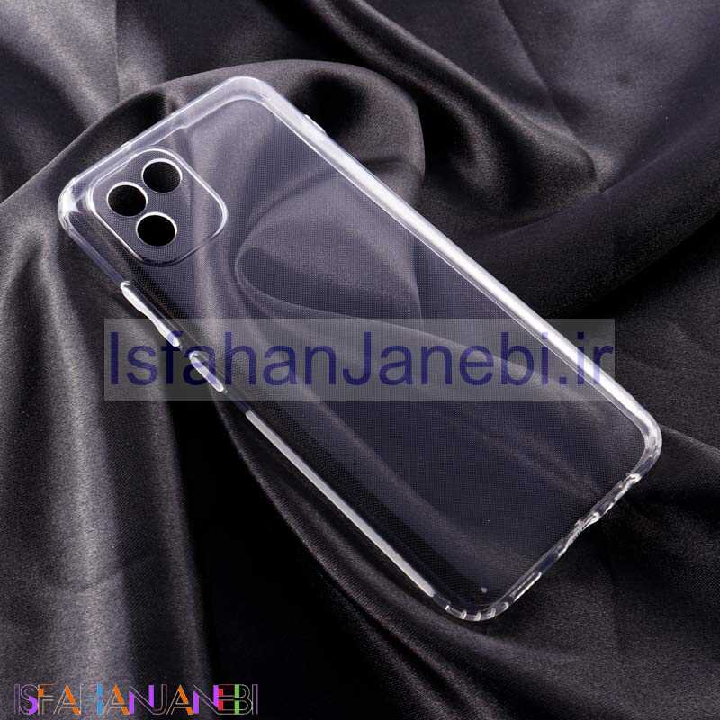 اصفهان جانبی-قاب ژله ای ساده بی رنگ محافظ لنزدار Samsung Galaxy A03