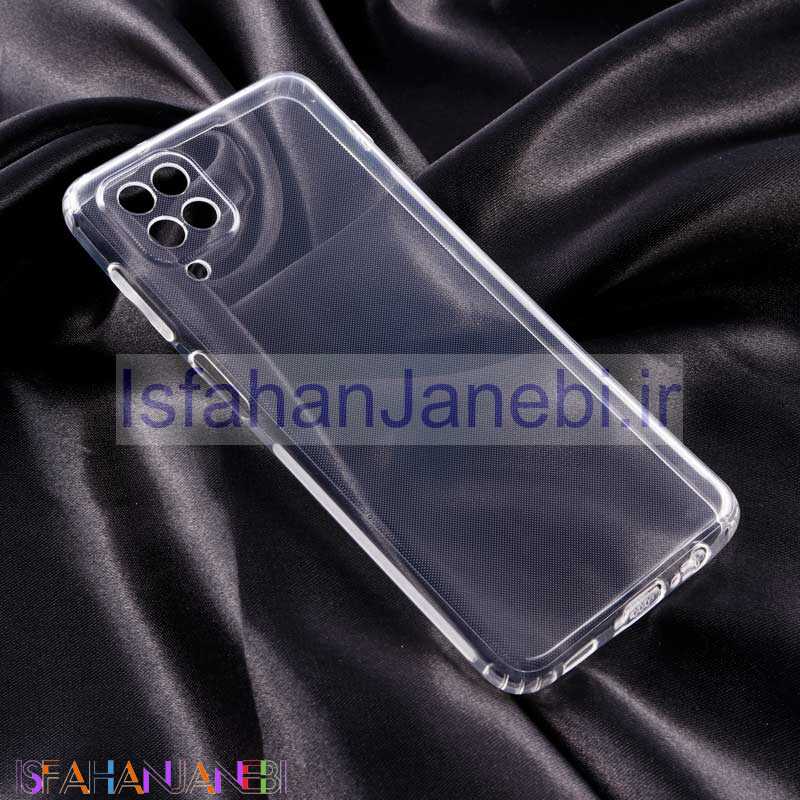 اصفهان جانبی-قاب ژله ای ساده بی رنگ محافظ لنزدار Samsung Galaxy A12