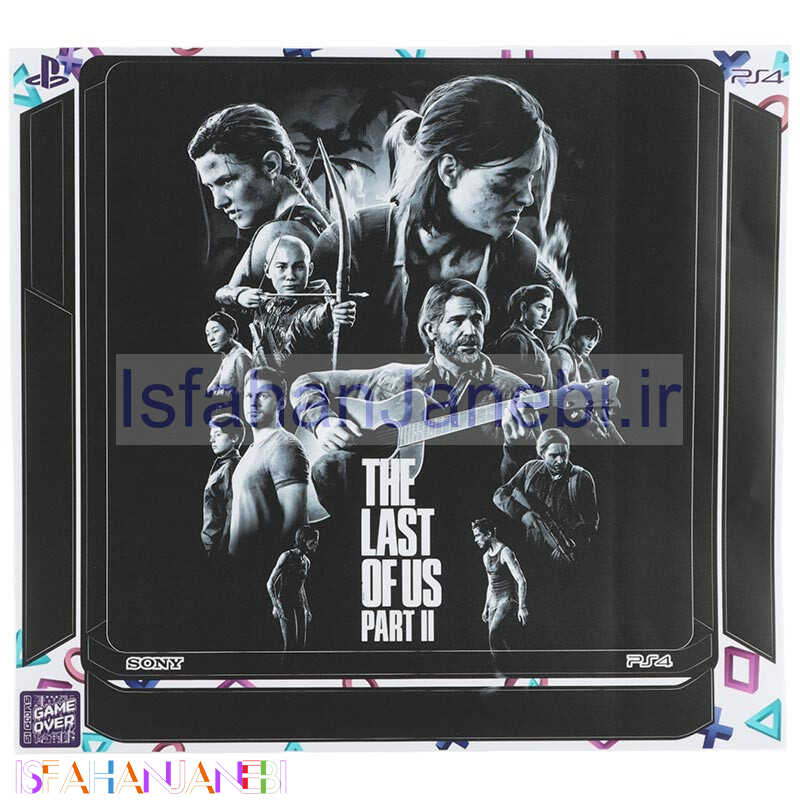 اصفهان جانبی-اسکین پلی استیشن 4 اسلیم طرح The Last of Us Part II کد 7