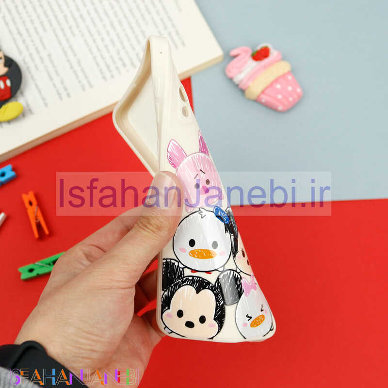 اصفهان جانبی-قاب سیلیکونی سفید محافظ لنزدار طرح دیزنی دخترانه سامسونگ A30s